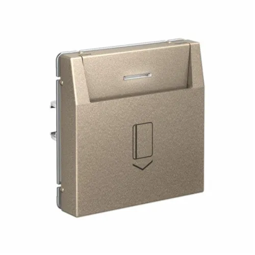 Выключатель карточный ArtGallery 10А без задержки времени быстрозажим. клем. шампань SE GAL000514S фото 2