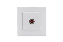 Розетка TV проходная Karea RIZZ бел. Makel 88001007