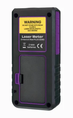 Рулетка лазерная Reel PLUS GD80 фиолет. Ermenrich 85315 фото 3