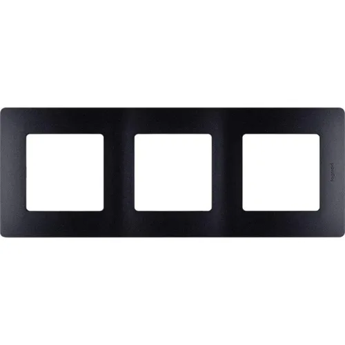 Рамка 3-м Etika антрацит IEK 672583 фото 2