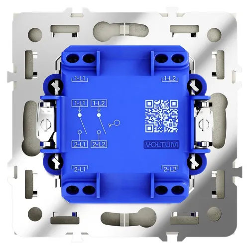 Выключатель 2-кл. СП S70 10А механизм шелк Voltum VLS020104 фото 4