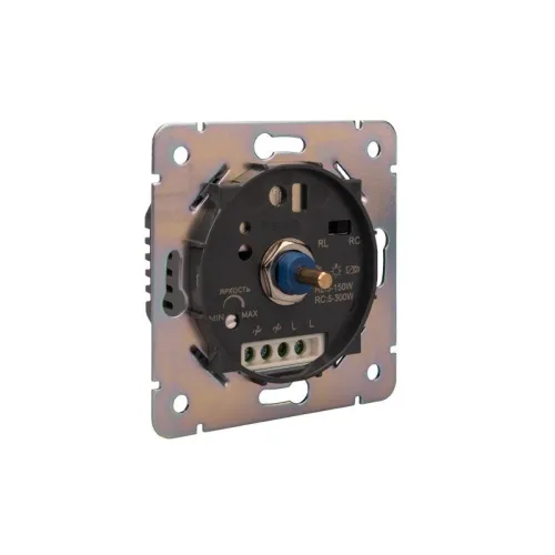 Светорегулятор (диммер) СП 300Вт STRONG MIELE антрацит Kranz KR-78-0732-5 фото 4