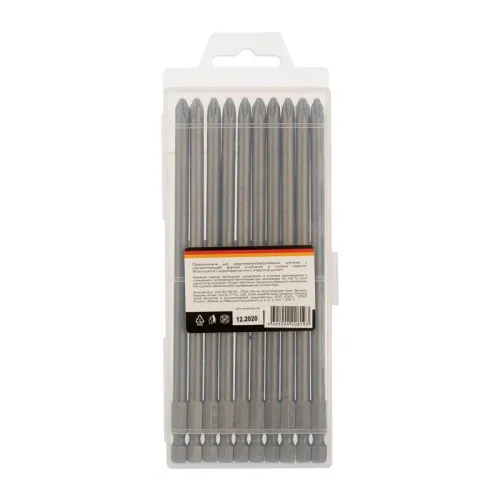 Бита PH2х150мм для шуруповерта (уп.10шт) Kranz KR-92-0411 фото 5