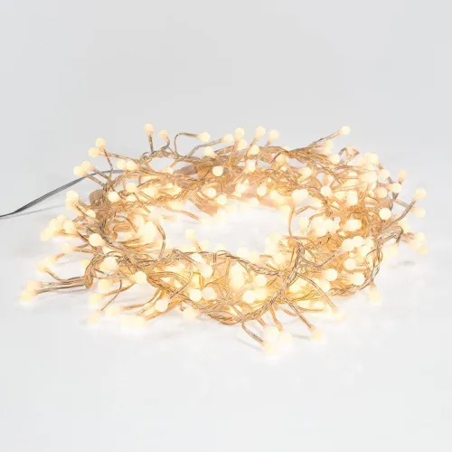 Гирлянда светодиодная "Мишура LED" 3м 288LED желт. 18Вт 220-240В IP20 провод ПВХ прозр. Neon-Night 303-601 фото 9