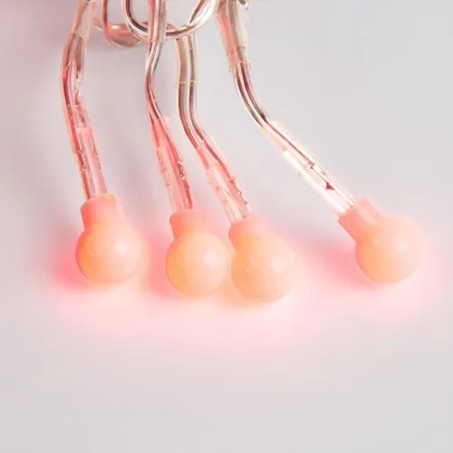 Гирлянда светодиодная "Мишура LED" 3м 288LED красн. 18Вт 220-240В IP20 провод ПВХ прозр. Neon-Night 303-602 фото 4