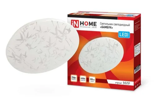 Светильник светодиодный DECO БАМБУК 24Вт 4000К 2160лм 230В 330х55мм IN HOME 4690612021911