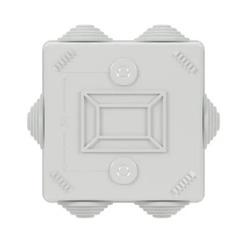 Коробка уравнивания потенциалов 8 зажимов 6 вводов д.20мм 80х80х40мм IP44 DKC NE3108 фото 2