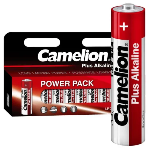Элемент питания алкалиновый AAA/LR03 1.5В Plus Alkaline BLOCK-12 LR03-HP12 (уп.12 шт) Camelion 14260 фото 2