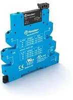 Модуль интерфейсный (сборка 34.81.7.024.9024 + 93.65.7.024) твердотельное реле MasterOUTPUT выход 6А (24В DC) 24В DC IP20 безвинт. клеммы Push-in FINDER 395070249024