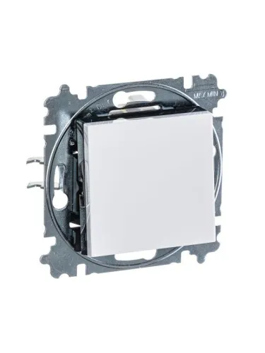 Переключатель 1-кл. СП Levit IP20 бел./дым. черн. ABB 2CHH590645A6062 фото 4