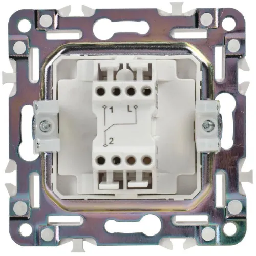Выключатель проходной 1-кл. SKANDY 10А SK-V02W арктич. бел. IEK SK-V12-0-10-K01 фото 5
