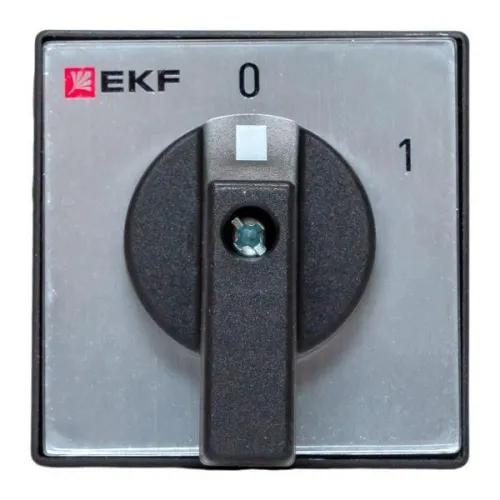 Переключатель кулачковый ПК-1-12 2п 10А "0-1" IP65 EKF pk-1-12-10-65 фото 2