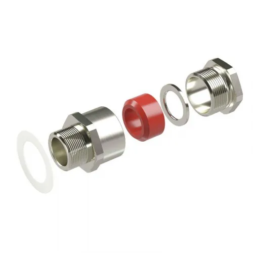 Ввод кабельный серии КН для небронированного кабеля М50х1.5 D:30.8-39мм никелированная латунь IP66/IP68 DKC KH6MHK фото 4