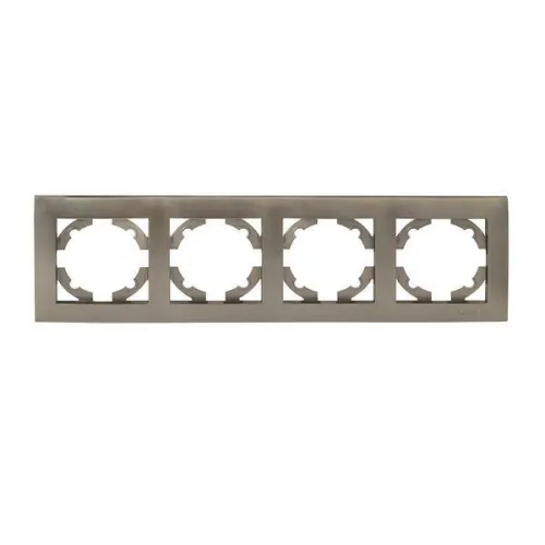 Рамка 4-м Валенсия кашемир EKF EWM-G-304-40 фото 3