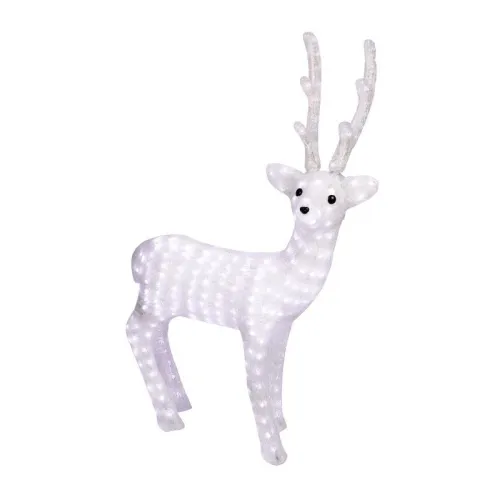 Фигура светодиодная акриловая "Снежный олень" 100см 380LED 6Вт IP65 трансф. в компл. Neon-Night 513-307 фото 4