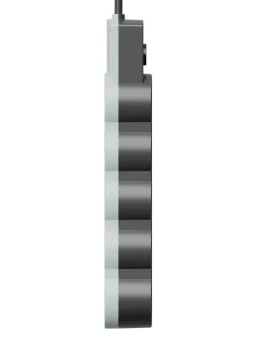 Удлинитель 3х1.5м с заземл. 10А IP20 USB 2500Вт 220В ПВС 3х1 с выкл. черн. КОСМОС YKsm1.5m4g-Z-VU10А-B фото 6