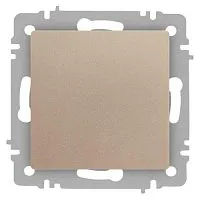 Переключатель 1-кл. СП Accent 6-103-04 10А IP20 250В AL/CU шампань Intro Б0063461