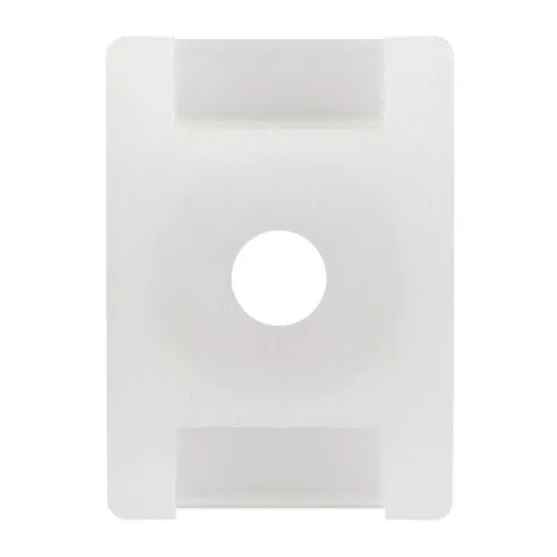 Площадка для крепления стяжки 22х16мм (ПС-2) бел. (уп.10шт) Rexant 07-2102-10 фото 6