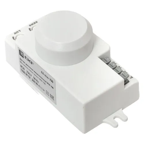 Датчик движения микроволновый MW-700 1200Вт 360град. до 10м IP20 бел. PROxima EKF dd-mw-700 фото 8
