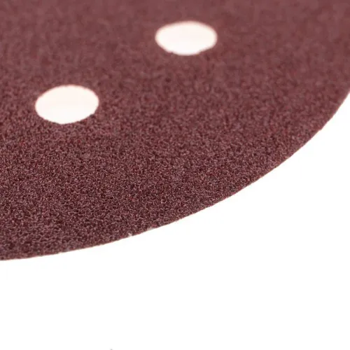 Диск абразивный на ворсовой основе на липучке перфорир. P80 125мм (уп.10шт) Kranz KR-91-1166 фото 3