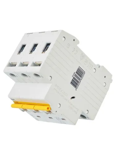 Выключатель автоматический модульный 3п C 2А 6кА ВА47-60M KARAT IEK MVA31-3-002-C фото 7