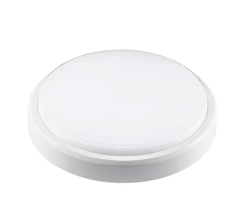 Светильник светодиодный "Банник" PBH-PC2-RA 12Вт 4000К IP65 ЖКХ ДБП кругл. пылевлагозащ. бел. JazzWay 1035660