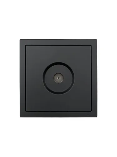 Розетка ТВ оконечная СП ZIMA IP20 черн. бархат LEZARD 704-4288-130