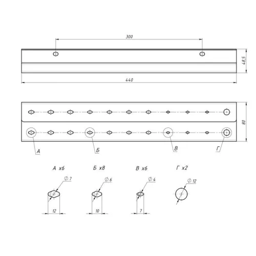 Держатель-органайзер для отверток двухуровневый настенный черн. Rexant 38-0650 фото 5