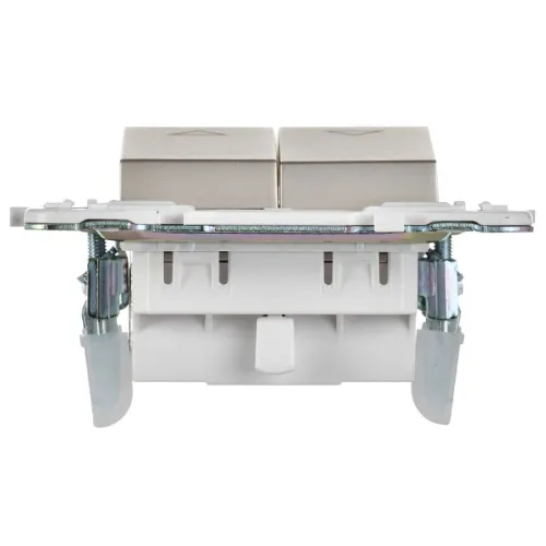 Выключатель жалюзи SKANDY 10А SK-V12Sh шампань IEK SK-V15-0-10-K37 фото 4