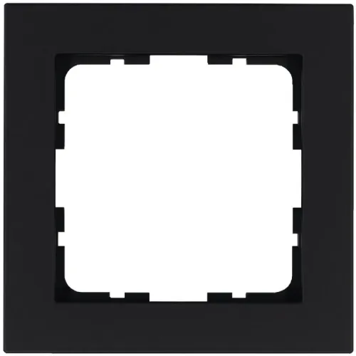 Рамка 1-м G-Classic черн. матов. soft touch Jasmart G1001PB
