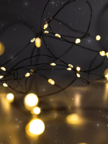 Гирлянда "Роса" DC-G06-120Y 120 microLED 12.1м. 8реж. 3хAA желт. ФАZА 5059634 фото 5