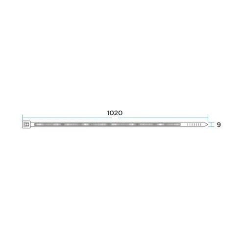 Хомут кабельный 9.0х1020 нейл. черн. (уп.100шт) Rexant 07-1021 фото 4