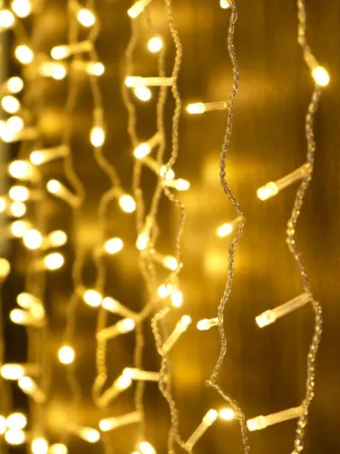 Гирлянда "Занавес-водопад" LDCL300C-WW 300 теплых бел. светодиодов 1.5х2.2м внутр. SHLights 4690601047380 фото 3