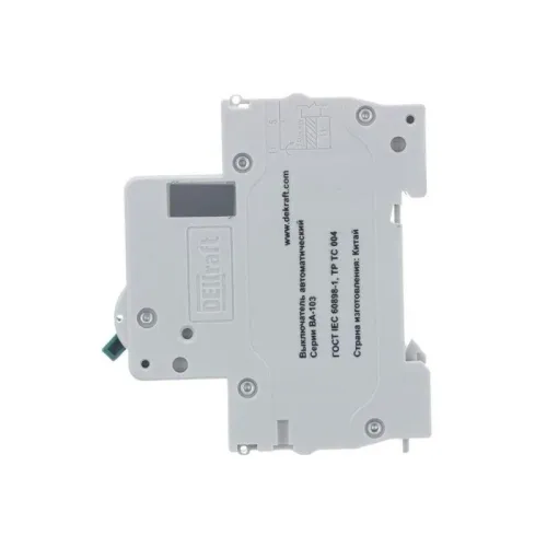 Выключатель автоматический модульный 1п C 10А 6кА ВА-103 DEKraft 12271DEK фото 2