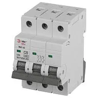 Выключатель автоматический 3п C 20А 4.5кА ВА47-63 PRO ЭРА Б0059438