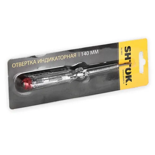 Отвертка-индикатор 140мм (09050) SHTOK 376315 фото 4