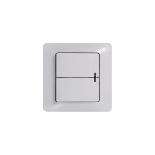 Выключатель 2-кл. СП Glossa 10А IP20 (сх. 5а) 10AX с подсветкой механизм бел. SE GSL000153 фото 7