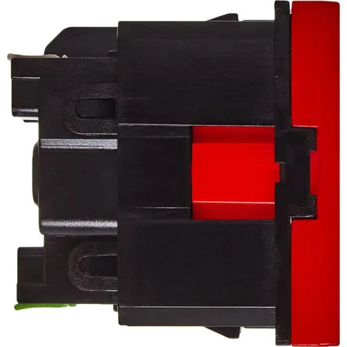 Розетка 2мод. 16А 250В 90град. с заземл. защ. шторки безвинт. зажимы красн. ИЭК Leg 4525055 фото 4