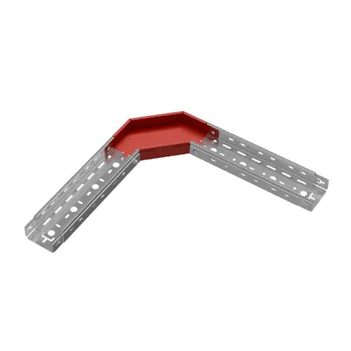 Угол для лотка горизонтальный 90град. 100х50 сталь 0.8мм "ПЛЮС" GLplus90-50-100 КМ PL0426 фото 2