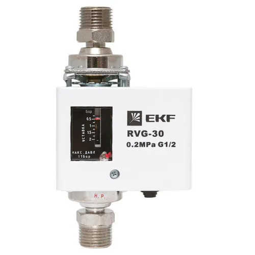 Реле перепада давления RVG-30-0.2-2 (0.2 МПа) EKF RVG-30-0.2-2 фото 5