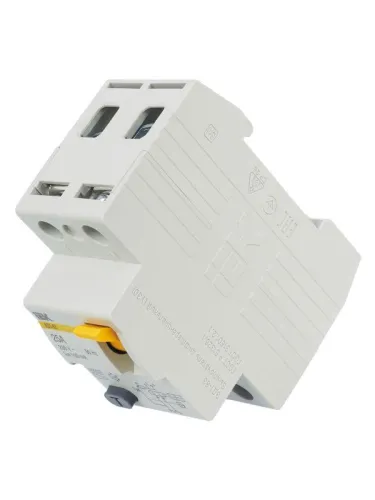 Выключатель дифференциального тока (УЗО) 2п 25А 100мА тип AC ВД1-63 KARAT IEK MDV10-2-025-100 фото 6