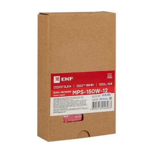 Блок питания 12В MPS-150W-12 PROxima EKF mps-150w-12 фото 2