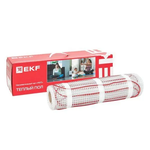 Комплект "Теплый пол" (мат) двухжил. 600Вт 4кв.м "Уют" PROxima EKF nm2-600-4 фото 3