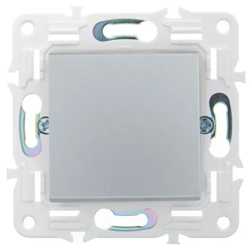 Выключатель 1-кл. SKANDY 10А SK-V01S серебр. IEK SK-V10-0-10-K23 фото 2