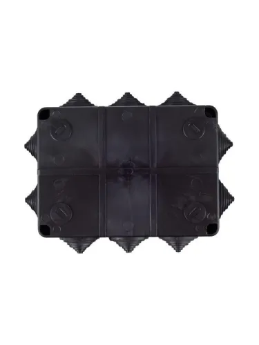 Коробка распаячная ОП 150х110х70 IP44 КМ41241 10 гермовводов черн. IEK UKO11-150-110-070-K02-44 фото 5