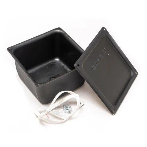 Коробка протяжная У-995 150х150х100 IP54 грунтованная с уплотнителем метал. Промрукав PR08.26167 фото 2