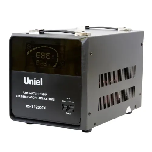 Стабилизатор напряжения RS-1 12000X 12000В.А 1ф релейный напольн. TM Uniel UL-00012861