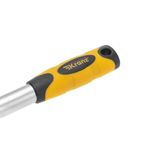 Ключ телескопический трещоточный 1/4 162-210мм CrV двухкомпонентн. рукоятка Kranz KR-12-8413 фото 8