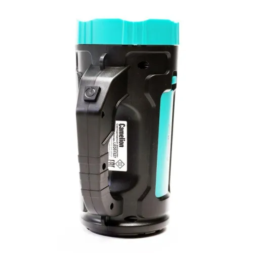 Фонарь аккумуляторный LED51527 3Вт 1LED+COB 4 режима Type C 3хLR03 пластик. черн./зел. Camelion 15130 фото 7