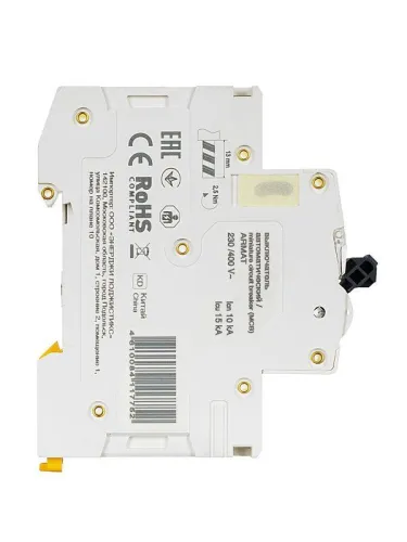 Выключатель автоматический модульный 1п B 6А M10N ARMAT IEK AR-M10N-1-B006 фото 7